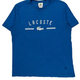 Lacoste T-Shirt - XL Blue Cotton