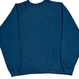 Blank Unbranded Sweatshirt - Large Blue Cotton