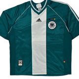 Deutsche Fußball-Bund Adidas 1998-00 Away Football Shirt - XL Green Polyester