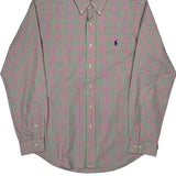 Polo By Ralph Lauren Checked Shirt - Large Pink Cotton
