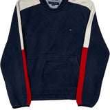 Tommy Hilfiger Spellout Sweatshirt - Small Navy Cotton