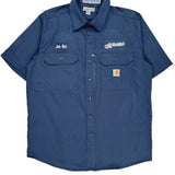 Reliable Equipment Carhartt Short Sleeve Shirt - Large Blue Cotton