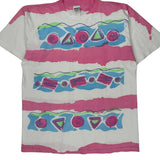 Single Stitch Unbranded T-Shirt - Medium Pink Cotton