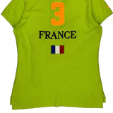 France Ralph Lauren Graphic Polo Shirt - Medium Green Cotton