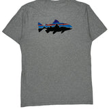 Responsibili-Tee Patagonia T-Shirt - Large Gray Cotton Blend