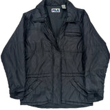 Fila Jacket - Small Black Nylon