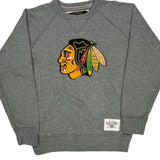 Nhl Old Time Sports Sweatshirt - Medium Gray Cotton Blend