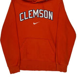 Clemson Nike College Hoodie - Medium Orange Cotton