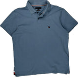Tommy Hilfiger Slim Fit Polo Shirt - XL Blue Cotton
