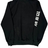 Carhartt Hoodie - Medium Black Cotton Blend