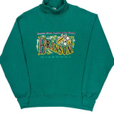 Made In USA Russell Athletic Graphic Sweatshirt - XL Green Cotton
