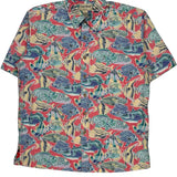 Cooke Street Floral Hawaiian Shirt - Medium Multicoloured Cotton