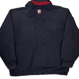 Chaps Ralph Lauren Windbreaker - Large Navy Cotton