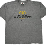 Iowa Hawkeyes Basketball Nike Graphic T-Shirt - XL Gray Cotton