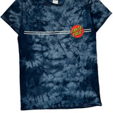 Santa Cruz Tie-Dye T-Shirt - Small Blue Cotton