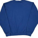 Chicago Cubs Russell Athletic Football Sweatshirt - Large Blue Cotton