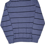 Tommy Hilfiger Striped Sweater - 2XL Blue Cotton