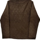Barbour Quilted Jacket - Small Brown Polyester