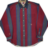 Tommy Hilfiger Striped Shirt - XL Multicoloured Cotton