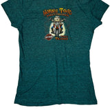 Horny Toad Harley Davidson Graphic T-Shirt - Medium Green Polyester