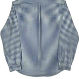 Slim Fit Ralph Lauren Checked Shirt - XL Blue Cotton