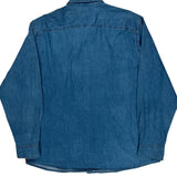 Wrangler Denim Shirt - XL Blue Denim