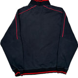 Sports Team Logo Nike 1/4 Zip - XL Black Cotton Blend