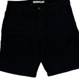 Caterpillar Shorts - 36W 10L Black Cotton