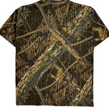 Shadow Branch Brand Camo Mossy Oak Camo T-Shirt - Large Camo Cotton Blend