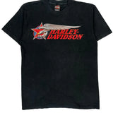 Reiman'S Harley-Davidson, Kewanee, Il Harley Davidson Graphic T-Shirt - Large Black Cotton