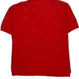 Tommy Hilfiger Polo Shirt - Large Red Cotton