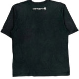 Bring The Heat Carhartt Graphic T-Shirt - Medium Black Cotton