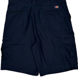 Dickies Cargo Shorts - 38W 11L Navy Cotton