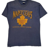 Toronto Maple Leafs Fruit Of The Loom Single Stitch T-Shirt - Large Blue Cotton