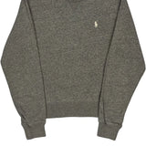 Polo By Ralph Lauren Sweatshirt - Small Gray Cotton Blend