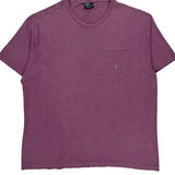 Polo By Ralph Lauren T-Shirt - Large Purple Cotton