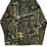 Mossy Oak Camo Long Sleeve T-Shirt - 2XL Camo Cotton Blend