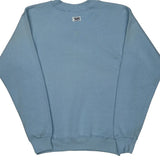 Made In USA Lee Sport Blank Sweatshirt - Large Blue Cotton
