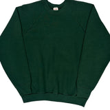 Made In USA 90S Blank Fruit Of The Loom Sweatshirt - XL Green Cotton Blend