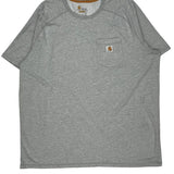 Carhartt T-Shirt - 2XL Gray Cotton