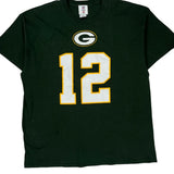 Green Bay Packers N.F.L. Team Apparel Football Shirt - XL Green Cotton