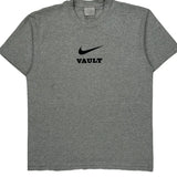 Nike T-Shirt - Small Gray Cotton