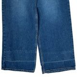 Calvin Klein Jeans Wide Leg Carpenter Jeans - 30W 31L Blue Cotton