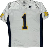 Wolverines Starter Football Football Jersey - Large Blue Polyester