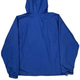 Reebok Windbreaker - Large Blue Polyester