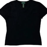 Ralph Lauren Top - Large Black Silk Blend