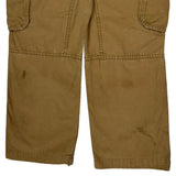 Carhartt Cargo Trousers - 34W 30L Brown Cotton