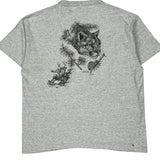 Cotton Deluxe Single Stitch T-Shirt - XL Gray Cotton
