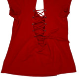 Harley Davidson Top - Medium Red Cotton