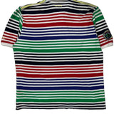 Coogi Striped Polo Shirt - 2XL Multicoloured Cotton